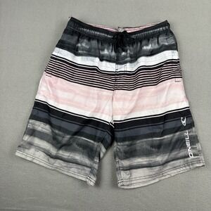 O'Neill Boardshorts Mens M Pink Drawstring Swimming‎ Surfing Beach Pockets Swim